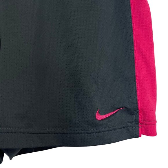 Nike Dri-Fit Womens Athletic Shorts Gray Pink Size Medium - Picture 6 of 10